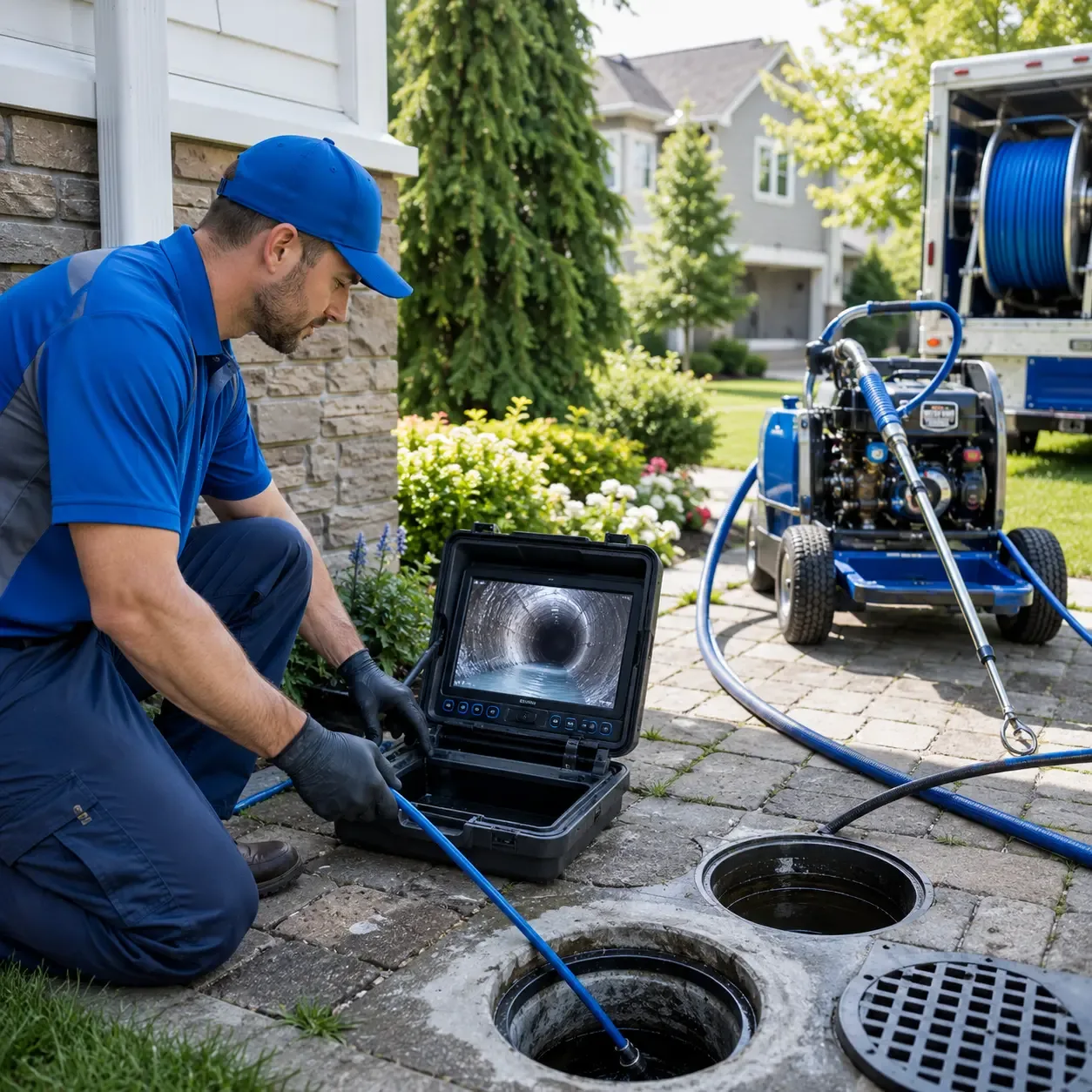 Outdoor drain cleaning professionals serving Maiden Rock, WI